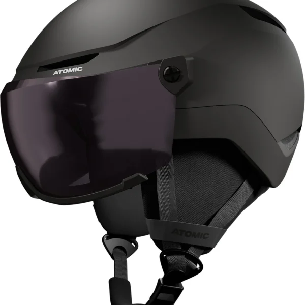 Atomic Otroška čelada REVENT VISOR JR Black