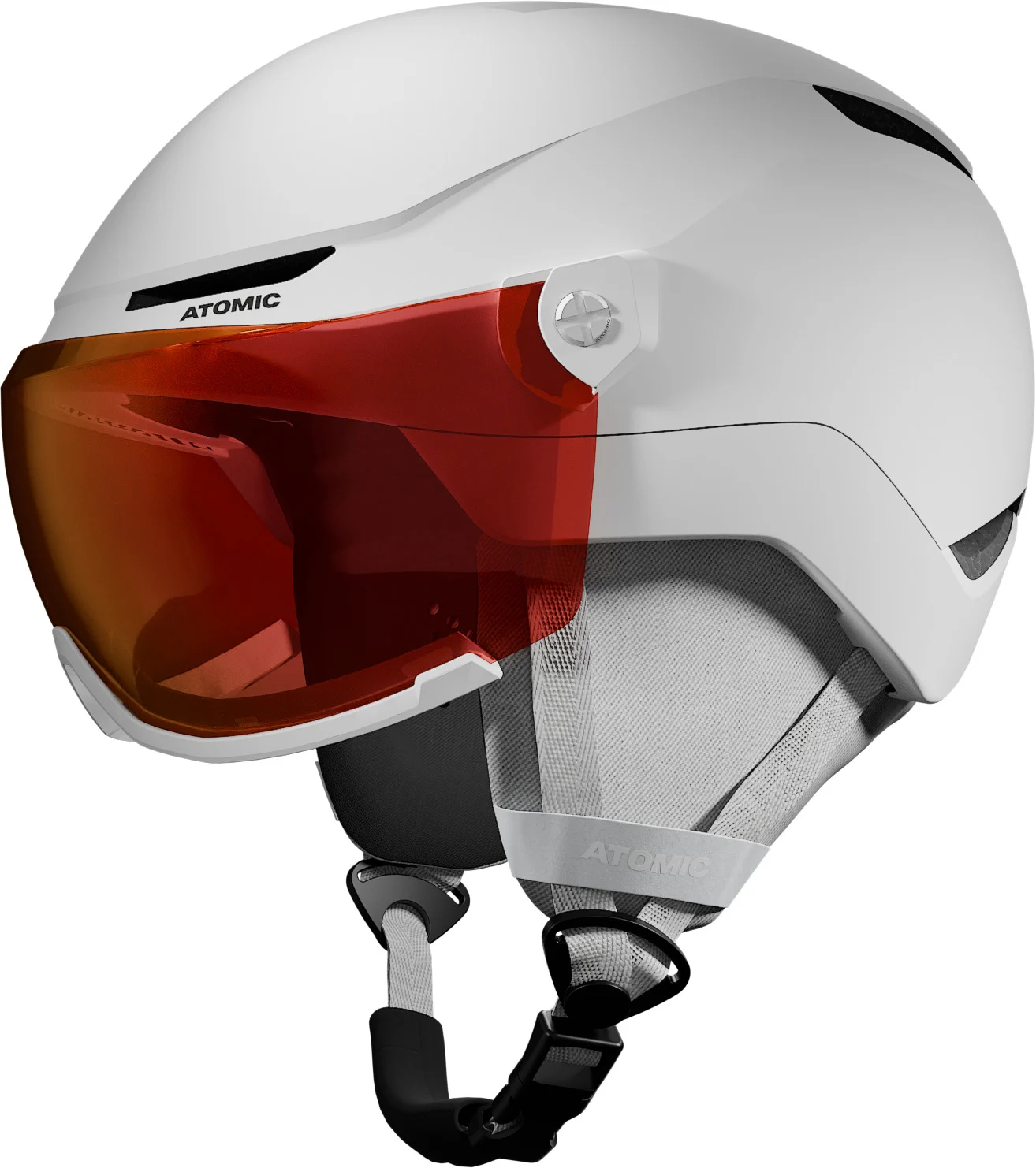 Atomic Otroška čelada REVENT VISOR JR White Heather