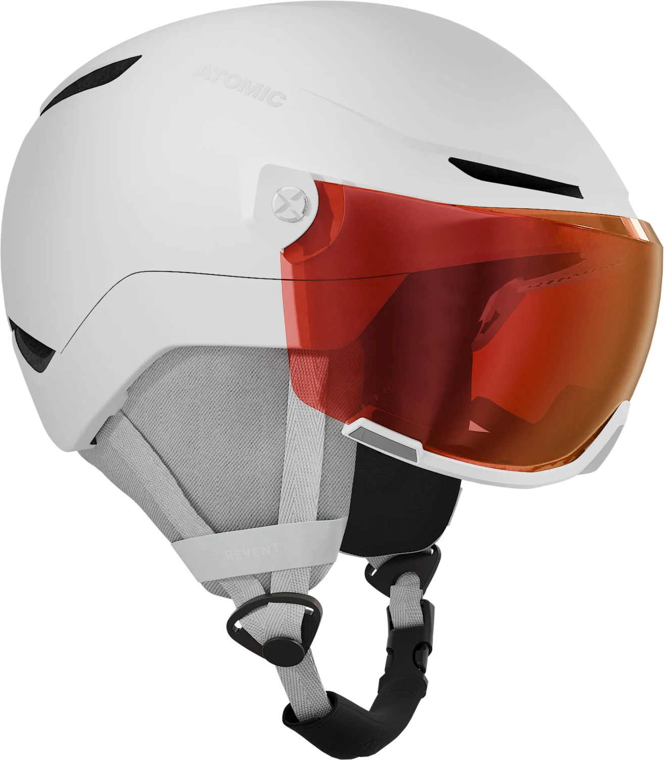 Atomic Otroška čelada REVENT VISOR JR White Heather