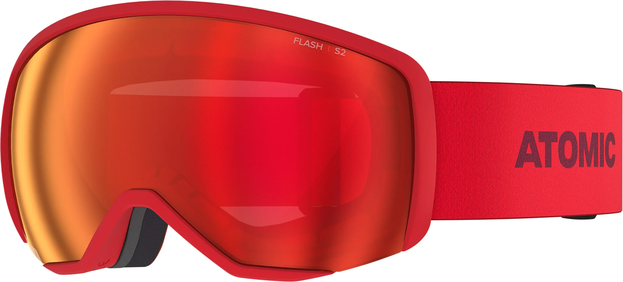 Atomic Otroška smučarska očala REVENT JR S FLASH Red