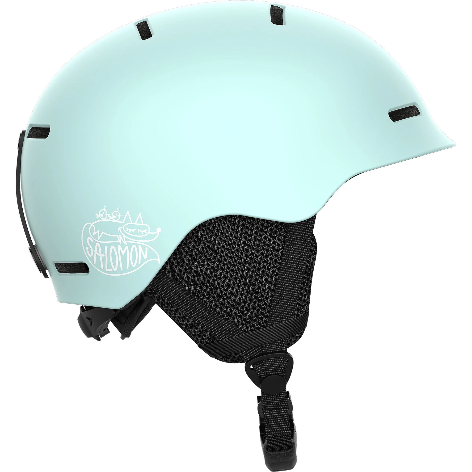 Salomon Otroška čelada ORKA Bleached Aqua