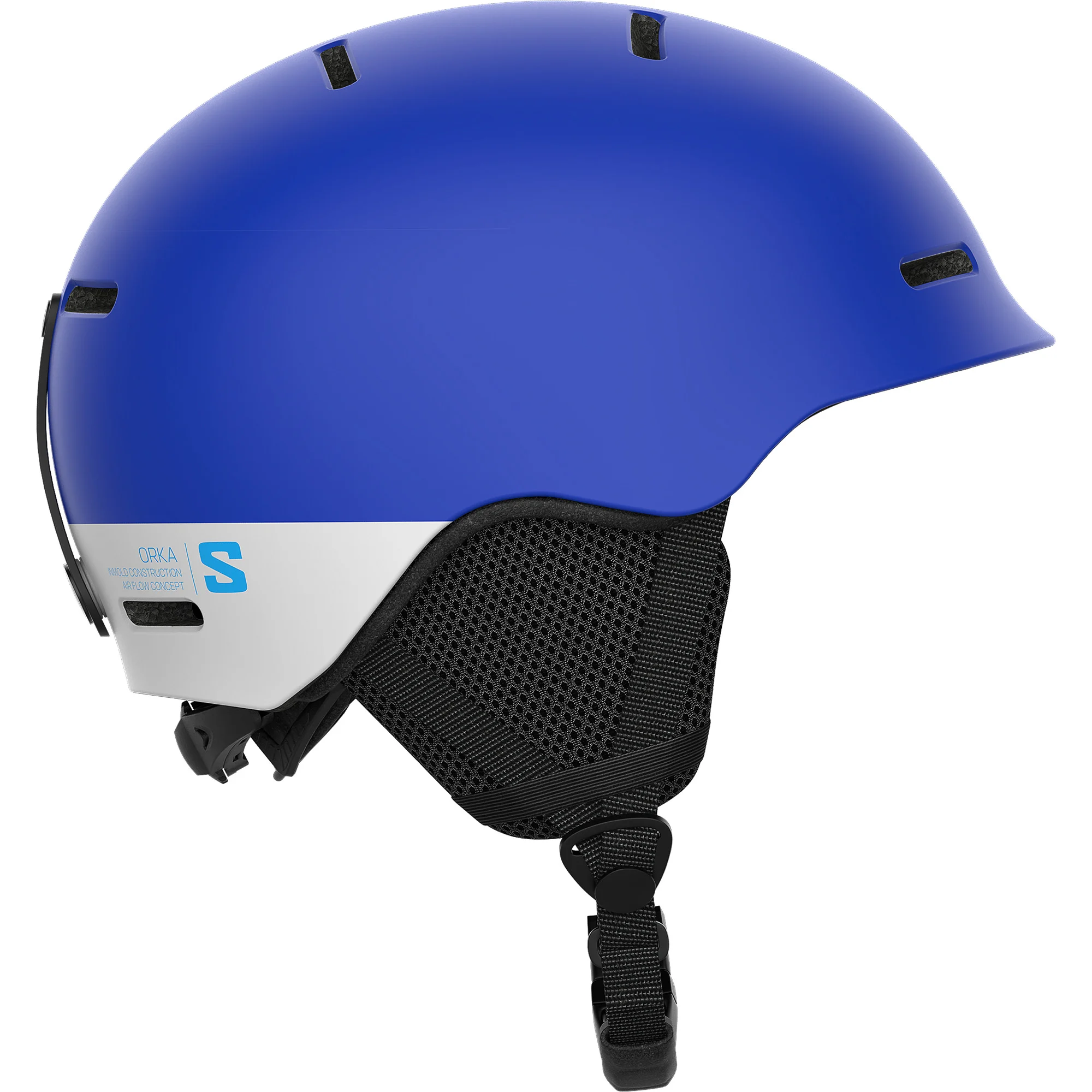 Salomon Otroška čelada ORKA Race Blue