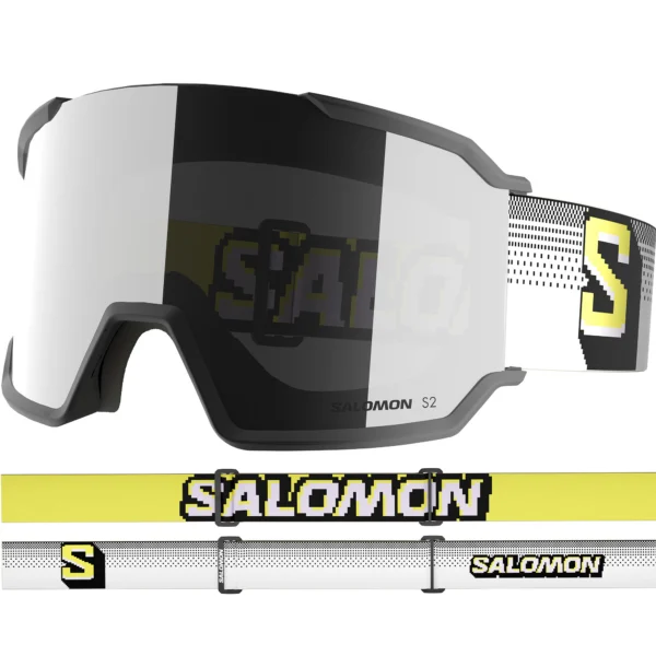 Salomon Smučarska očala S/VIEW 3 BK PIXEL/Super White