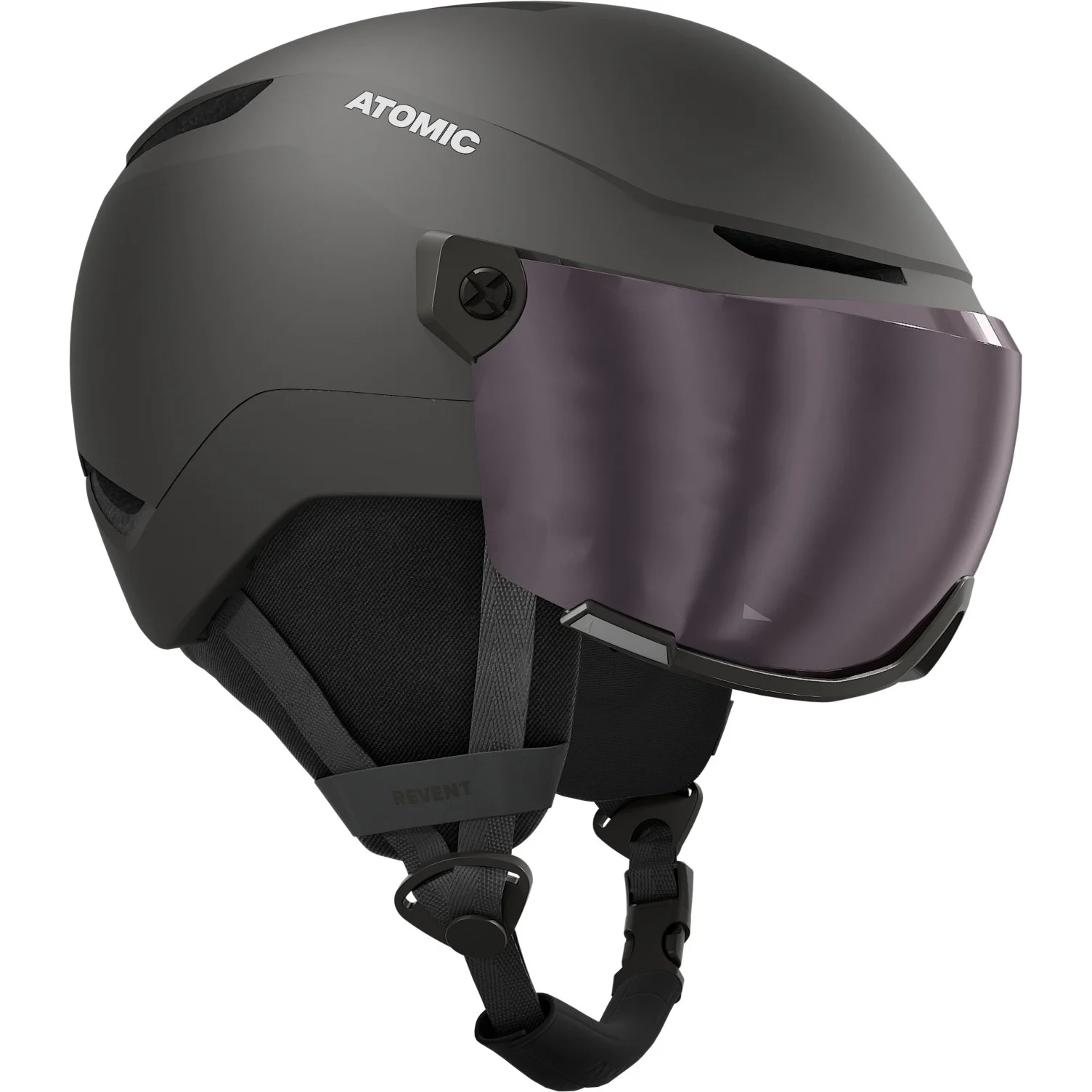 Atomic Otroška čelada REVENT VISOR JR Black