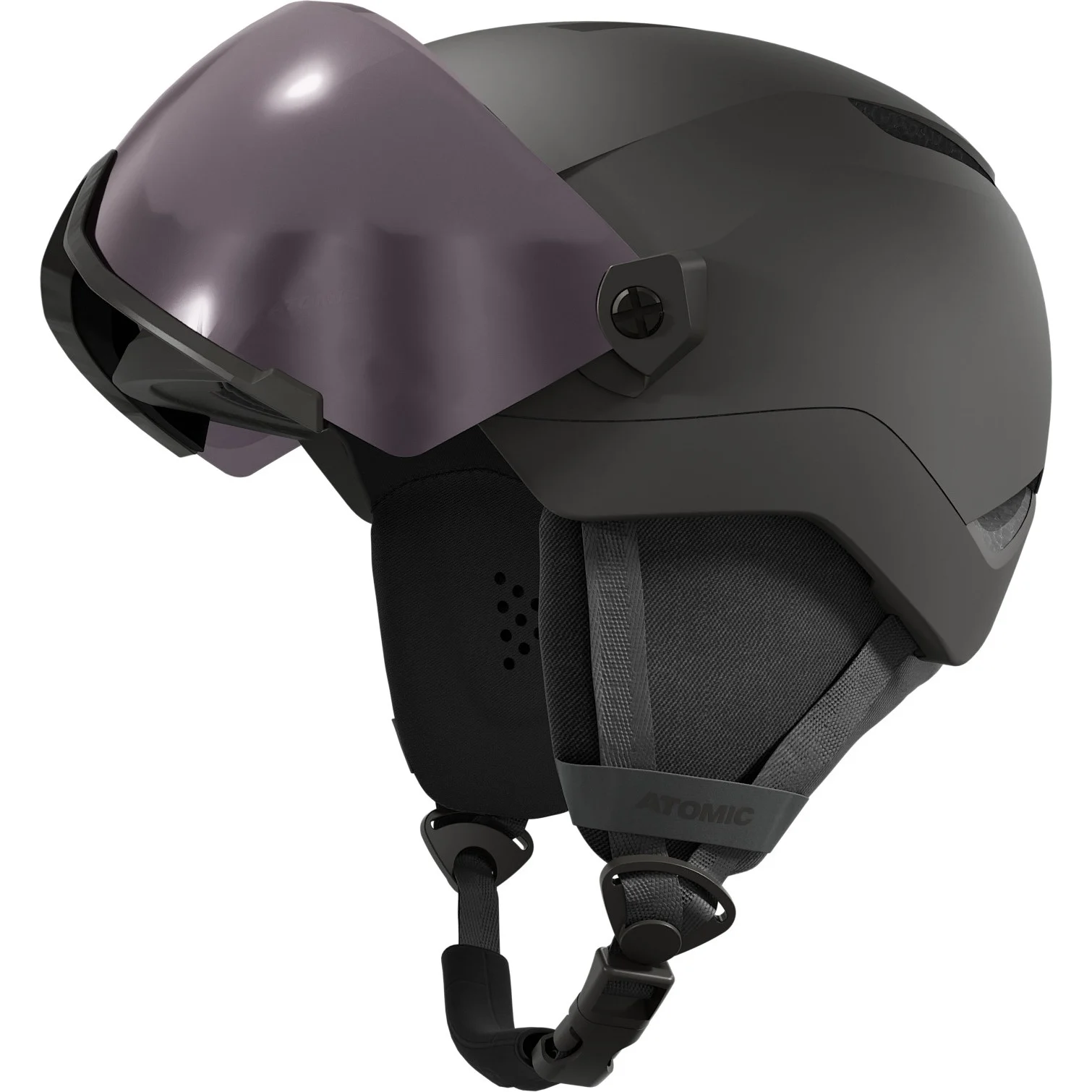 Atomic Otroška čelada REVENT VISOR JR Black