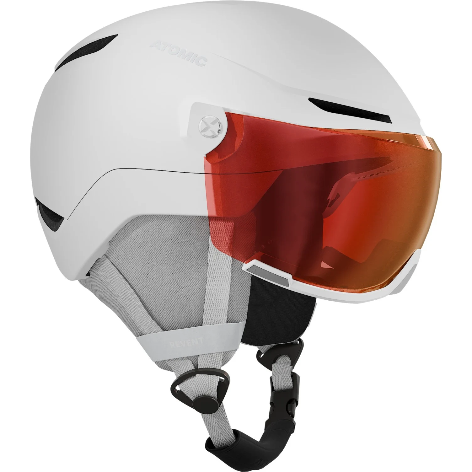 Atomic Otroška čelada REVENT VISOR JR White Heather