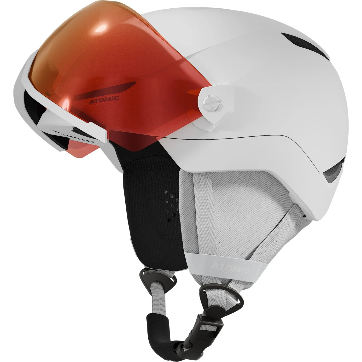 Atomic Otroška čelada REVENT VISOR JR White Heather