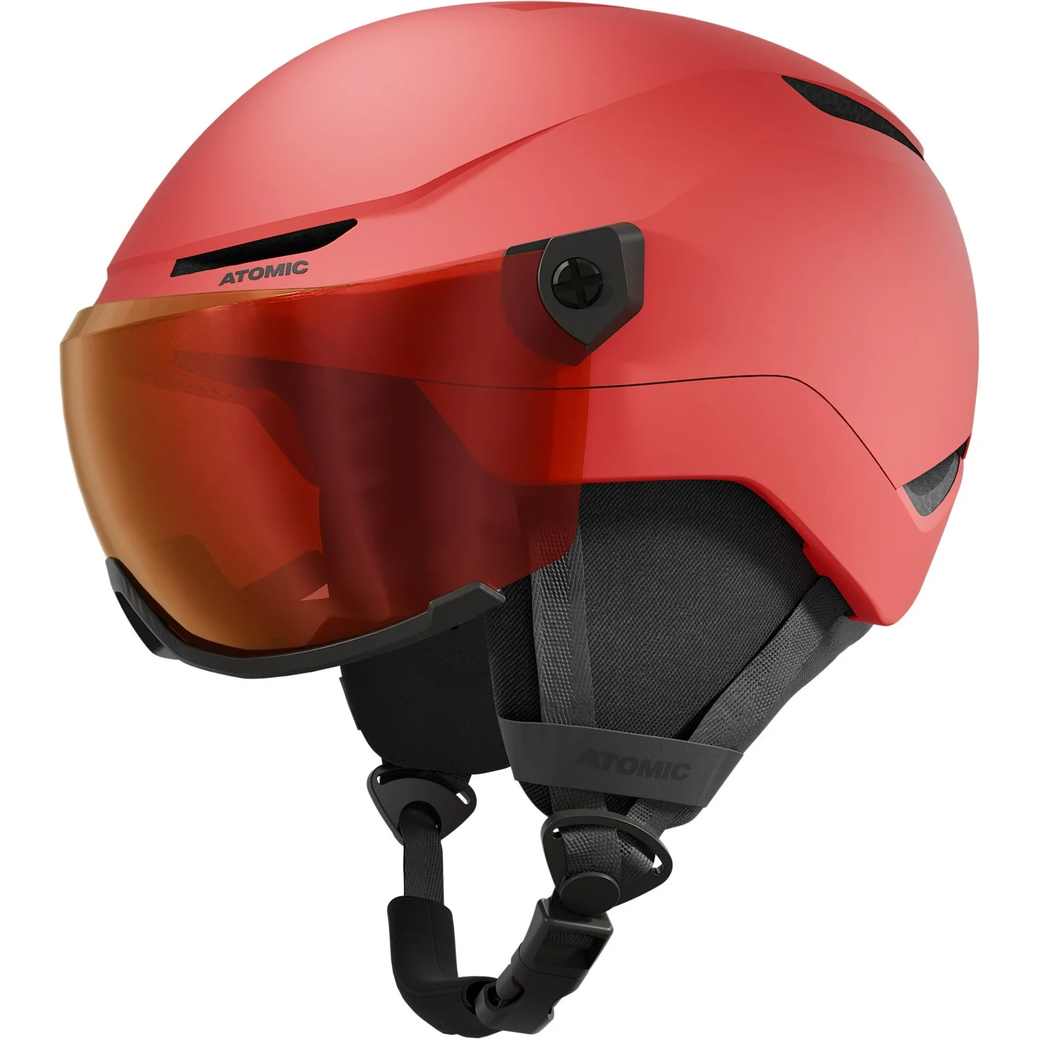 Atomic Otroška čelada REVENT VISOR JR Red